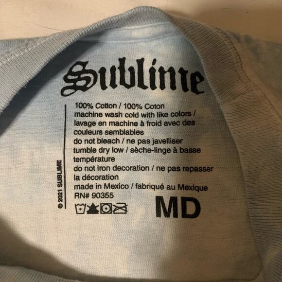 NWOT Spencer’s Sublime 40oz to Freedom White/Blue Tie Dye - Picture 5 of 5